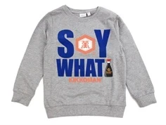 Name It grey melange sweatshirt Kikkoman